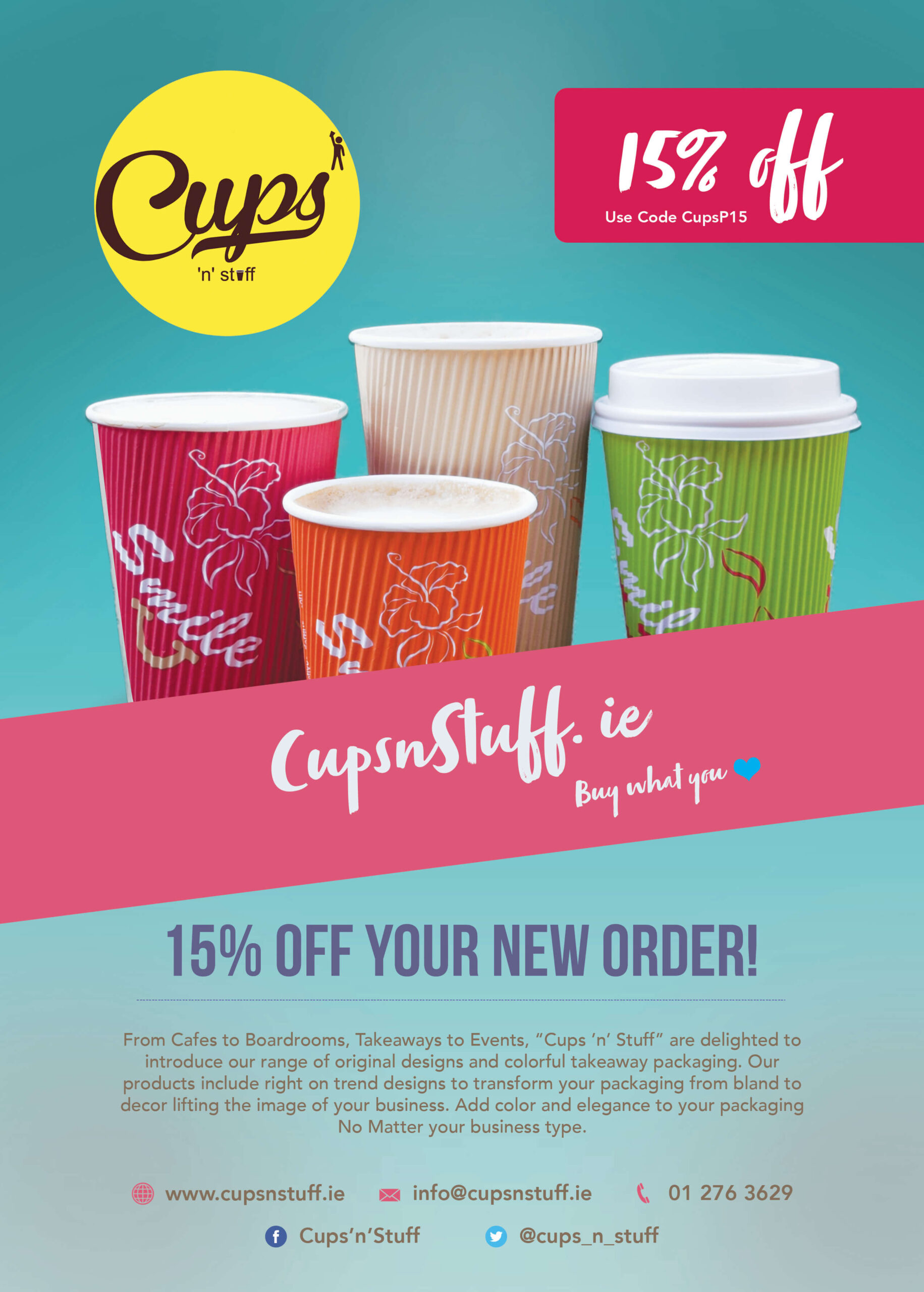 Cups n Stuff Poster