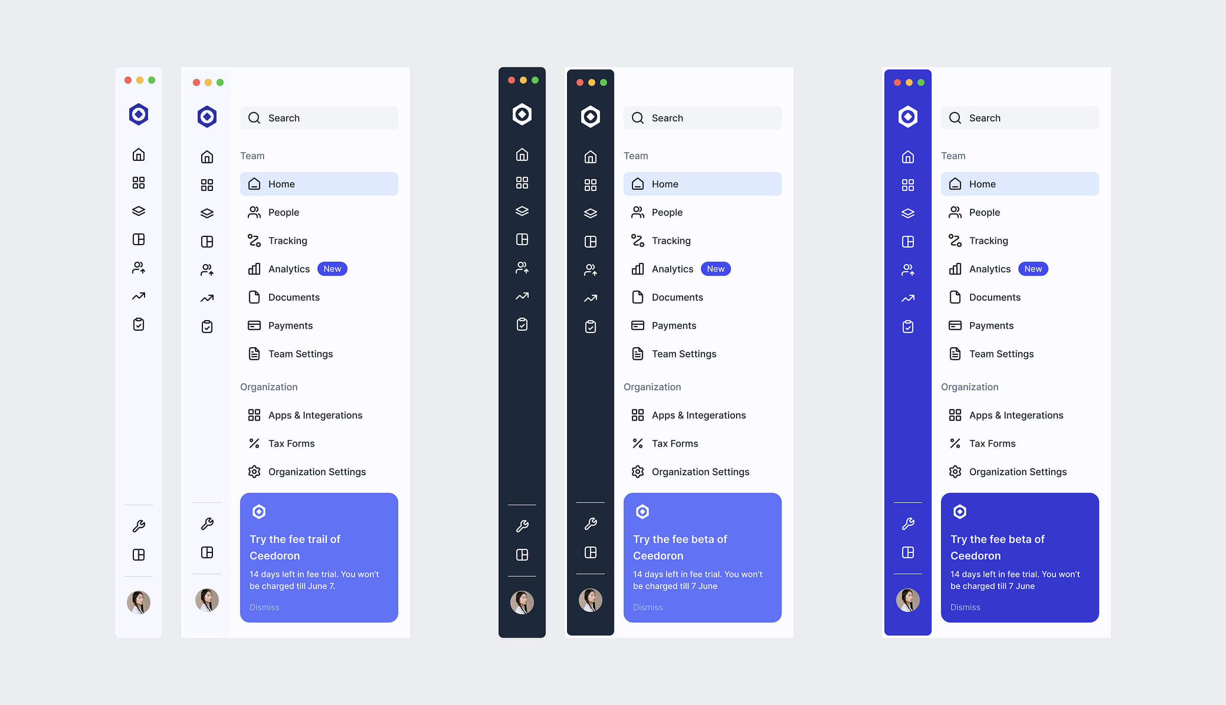 Double Navigation Drawer