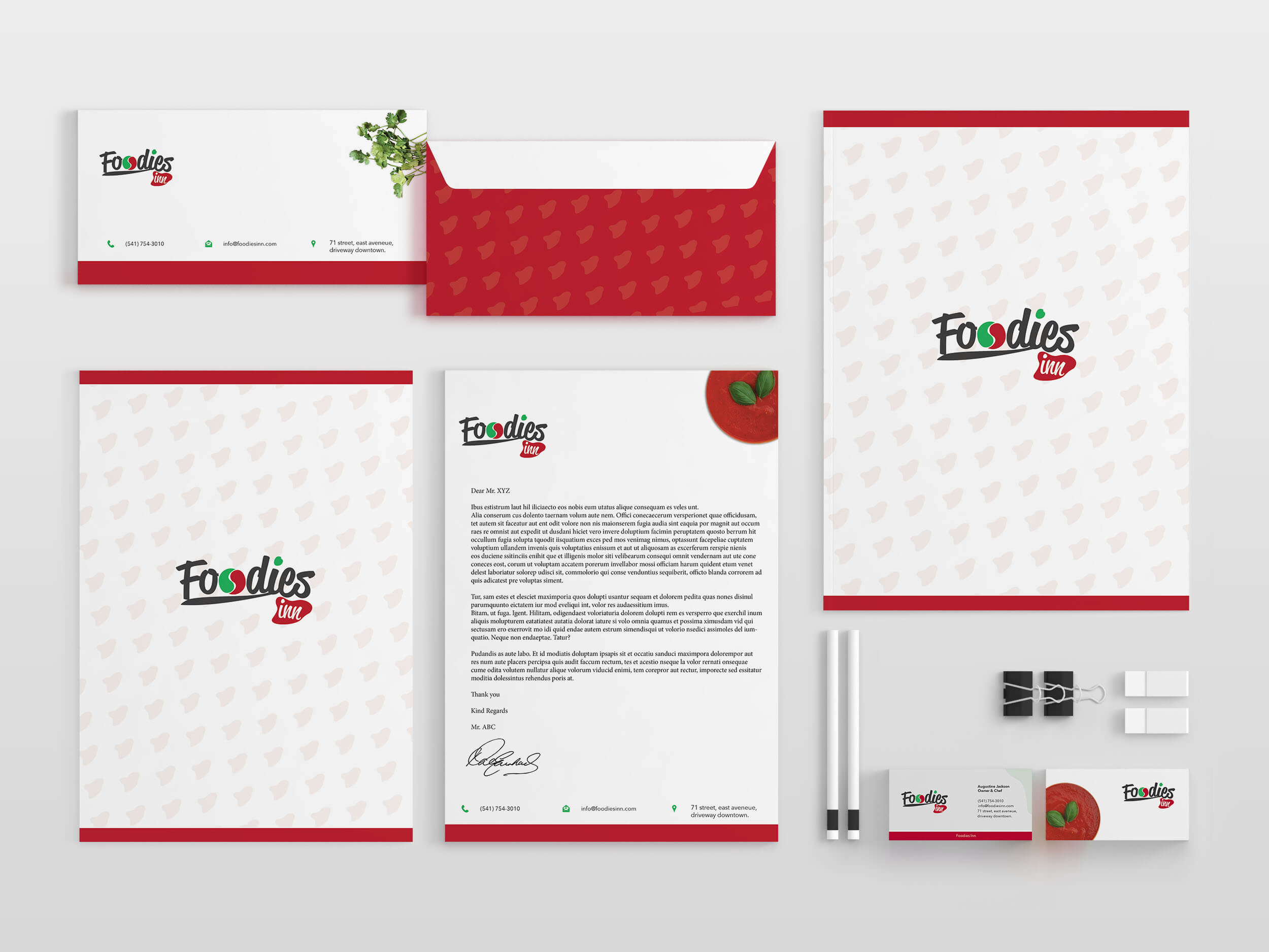 Foodies Inn Corporate Identity